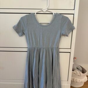 Kyte Baby Twirl Dress in Fog 2T